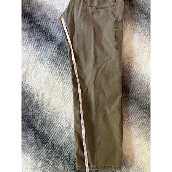 Carhartt Men's Utility Work Pant Loose Fit Brown TAGGED 33 x 32 ACTUAL 32 X 31 - Picture 7 of 7
